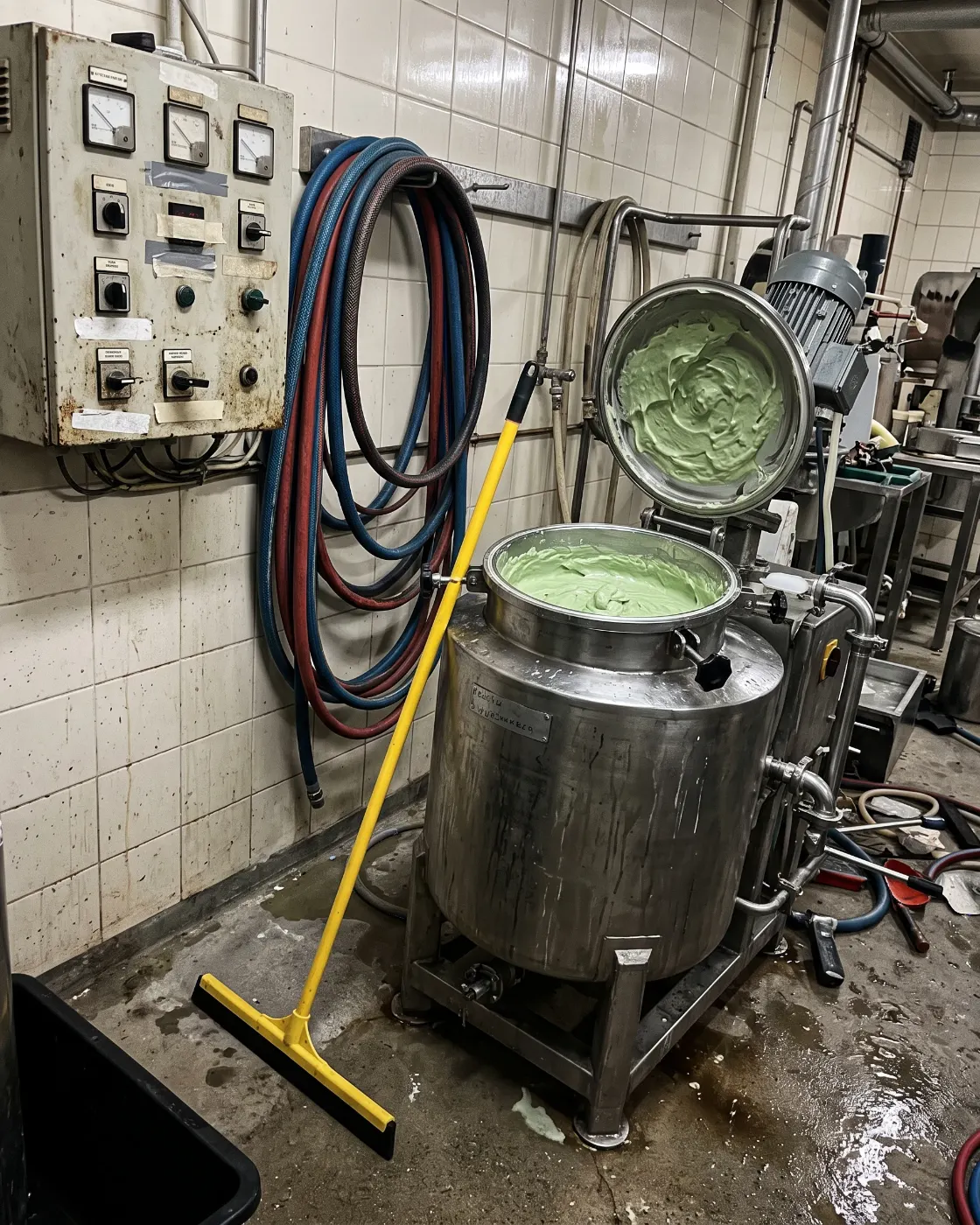 Elaboración de crema cosmética con alga ulva en tanque de acero inoxidable